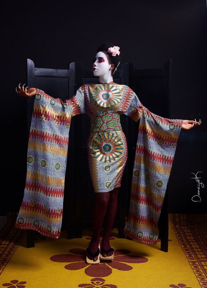 DomegueK's tweet photo. " MY JAPANEESE INSPIRATION " ⠀
📸 Shoot by : @domeguek
For @jeanmarie_sogbossi 
.⠀
Artwork, 
.
.
.

.

#domeguek  #inspiration #vlisco #vliscofabric https://t.co/SH6GjVaHsl