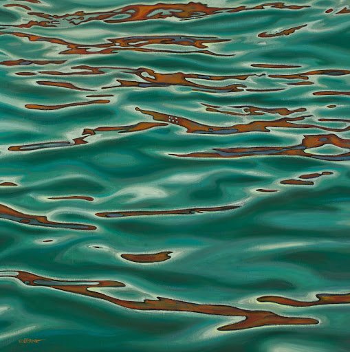 womensart1's tweet photo. Danielle Eubank, US painter known for her paintings of oceans to raise awareness about climate change #womensart https://t.co/WSIGbzE3sO