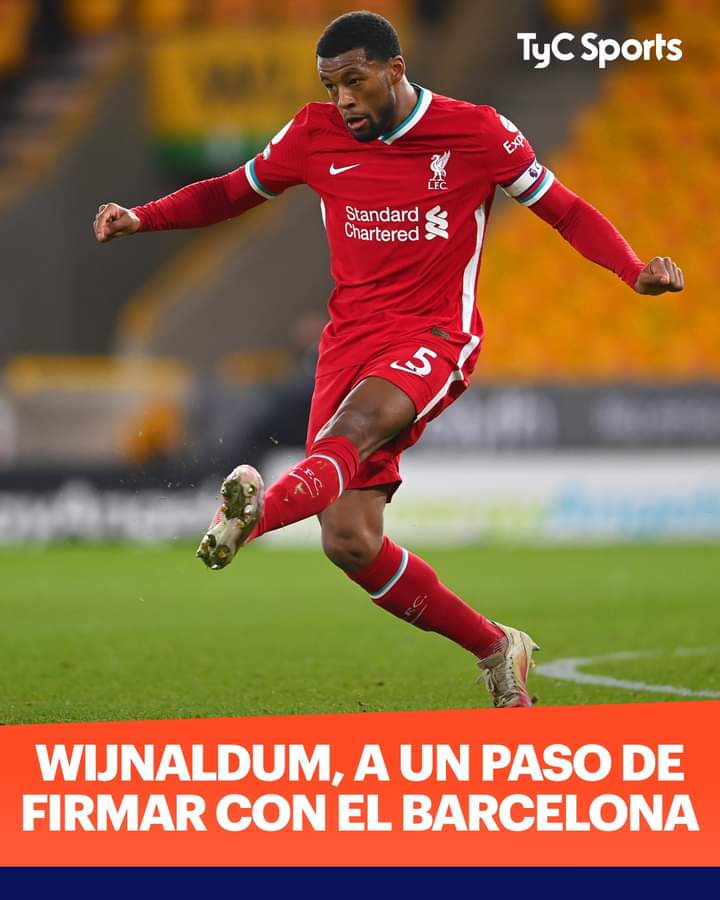 ¿Te parece bien fichar a Wijnaldum este verano?: ⚽
#Fichajes #FCBarcelona 

🔁 No
❤️ Si
