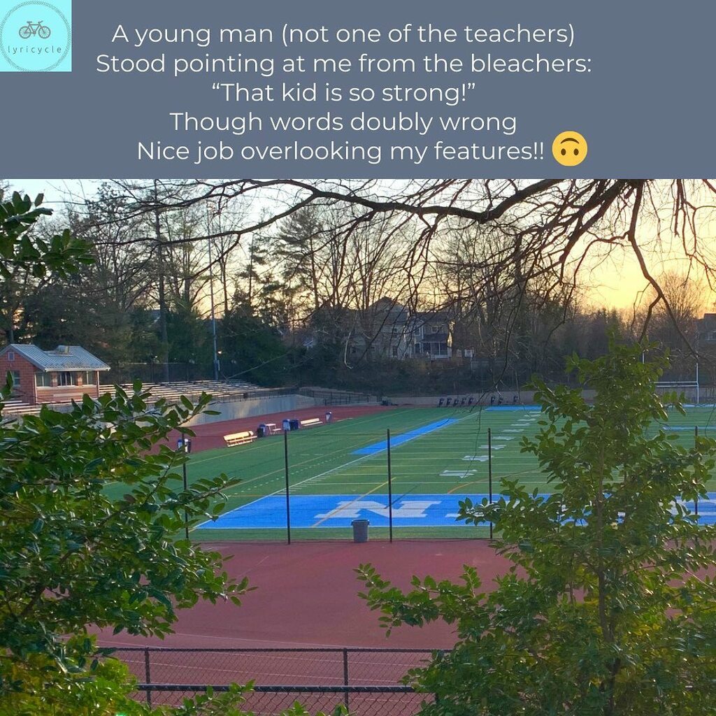 lyricycle's tweet photo. Dear boy on the bleachers at the high school track, I appreciate the ego boost. Please come back to the track whenever Iโm running my laps. And never buy eyeglasses. xxoo
#runningtrack #trackrunning #trackworkout #trackrunner #runninglaps #โฆ https://t.co/6fOqRE6VRF https://t.co/7ATzUuoevS