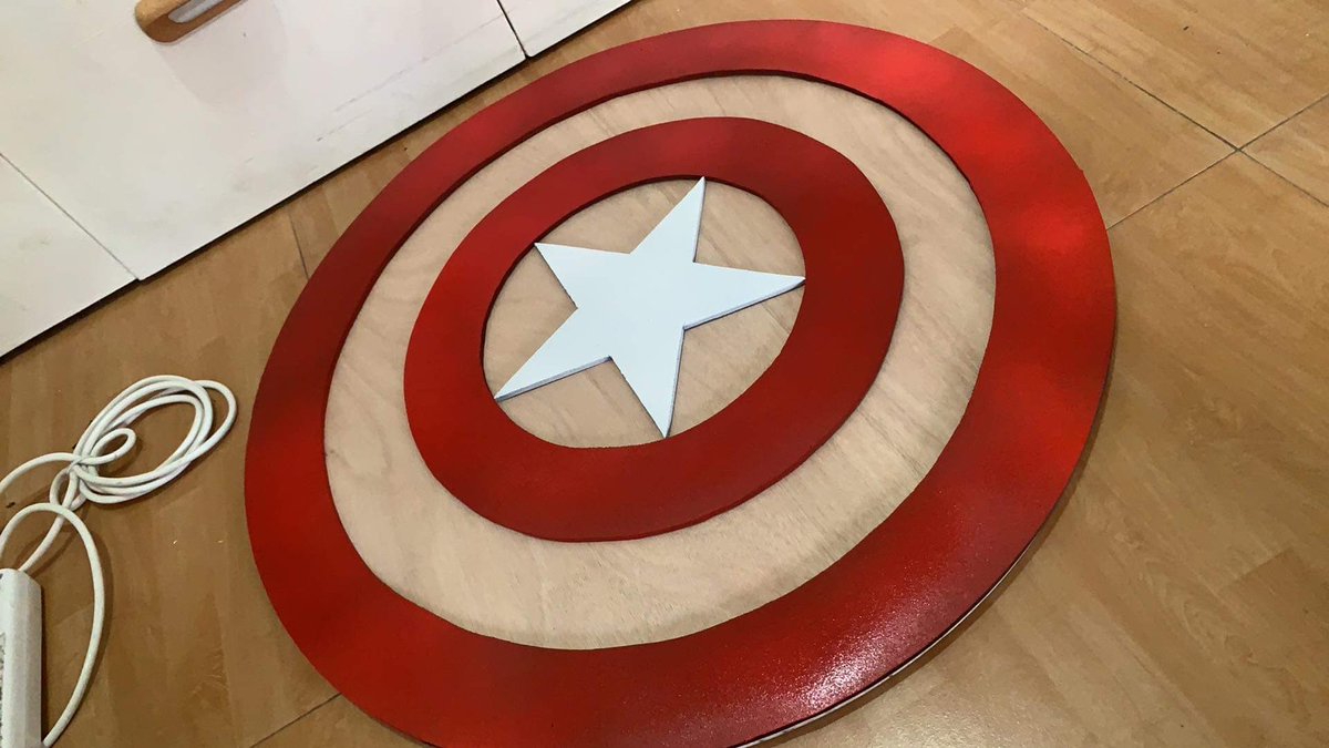 Gioometry's tweet image. DIY capt america shelf for funko pop. 💯 done

Just ordered most of the materials online, lucky it’s legit! This marks my 1st project with diversed materials - rubber, acrylic glass &amp;amp; wood so finding the right tools &amp;amp; materials to combine them is a challenge. Skillz unlocked! 💪🏼