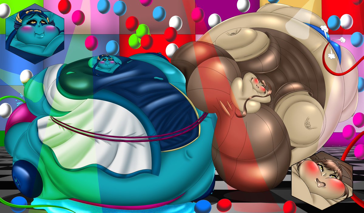 BornToBeEmon YCH (88) on X: Commission and Character from DA :  t.coKL9jtyScWl Senwa and Morgan wanted to try to push their limits  and came up with a strange method for that Talk