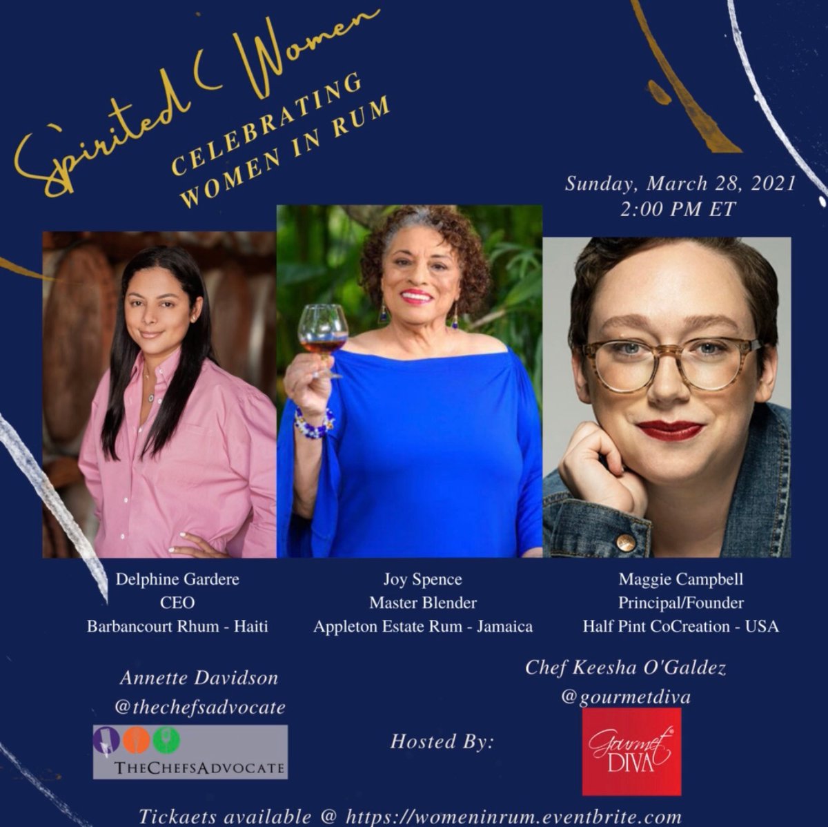chefsadvocate's tweet photo. We're 7 days away from Spirited Women-Celebrating Women in Rum! Get your tickets via https://t.co/Cd0ImjcsME to join in the celebration! https://t.co/aOD3bzTM5p