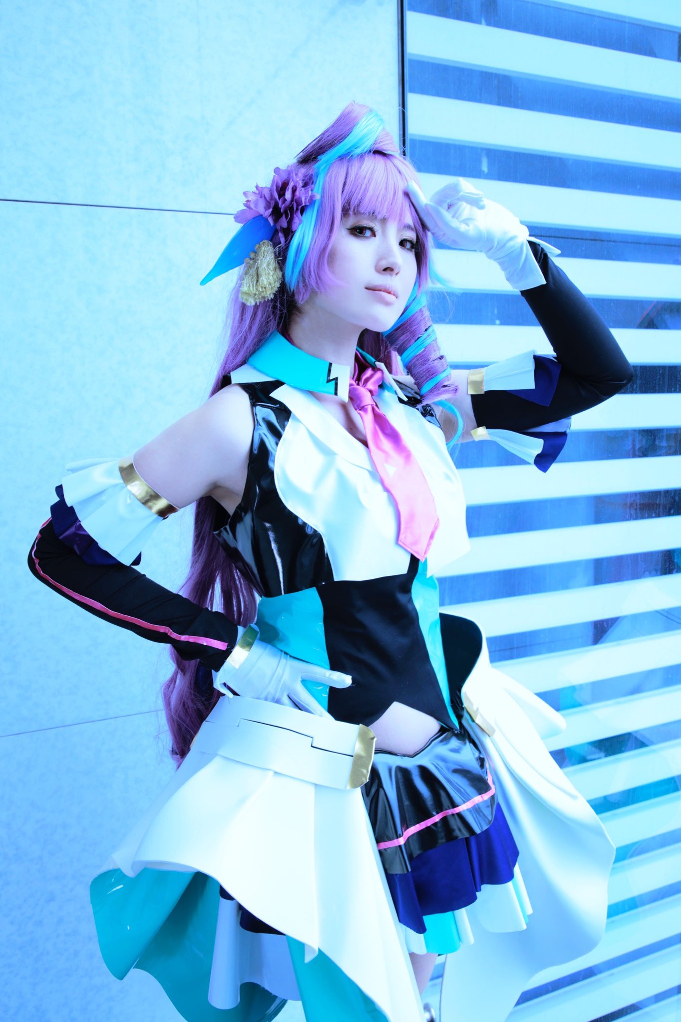 マクロスΔ 美雲・ギンヌメール 絶対零度ノヴァティック コスプレフルセット マクロスΔ 美雲・ギンヌメール 絶対零度θノヴァティックジャケ写