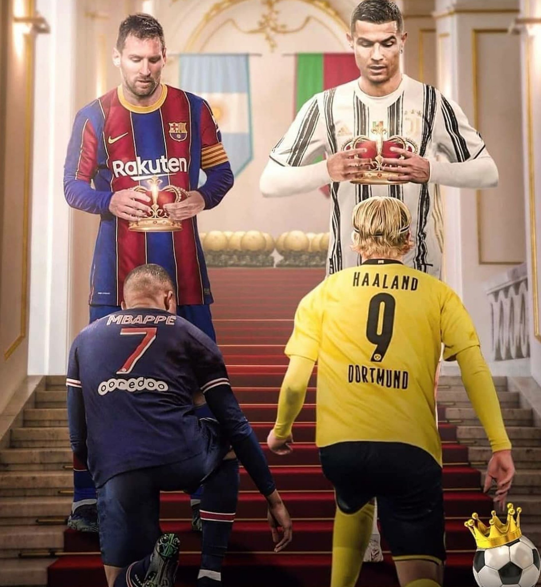Futbol Vizyon On Twitter Lionel Messi Kylian Mbappe Cristiano Ronaldo Erling Haaland
