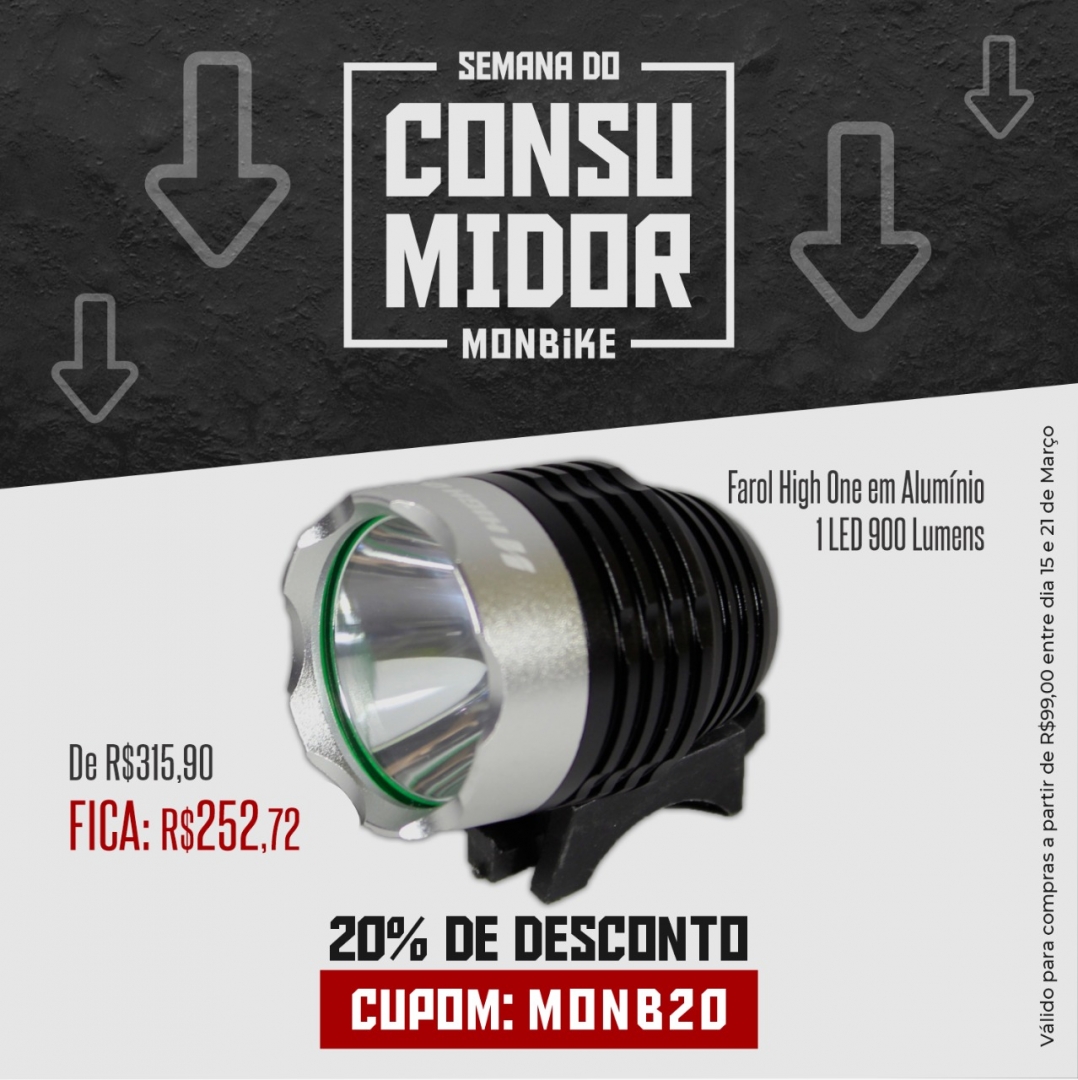 MonbikeS's tweet photo. ⚠ Para você que pedala a noite! 🌙🚲
•  •  •

🔰 Farol High One LED 900 Lumens
💰 por R$ 252,72 com o cupom de desconto
➡ https://t.co/MhvLkX5SRZ
🐻 #sigaourso
•  •  •
#highone #faroldebike #ciclismo #promocao #semanadoconsumidor #diadoconsumidor https://t.co/Me2mZaE6rZ