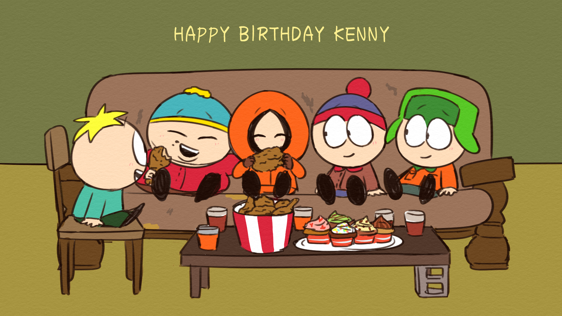 South Park Happy Birthday Kenny