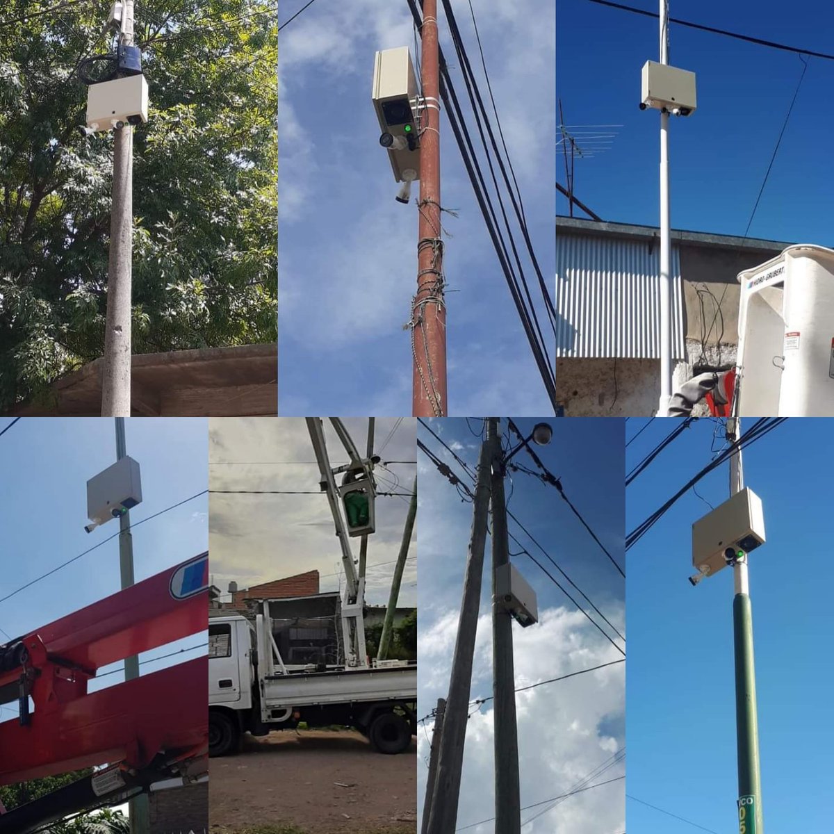 Mauriciocanosa's tweet photo. Con la importancia de siempre la Municipalidad de Merlo avanza en su plan estratégico de seguridad, con fondos propios se siguen colocando cámaras por todo el distrito, el objetivo este año 4000 cámaras, es impresionante el trabajo del área de Sistemas de la Municipalidad. https://t.co/4eW18JPind