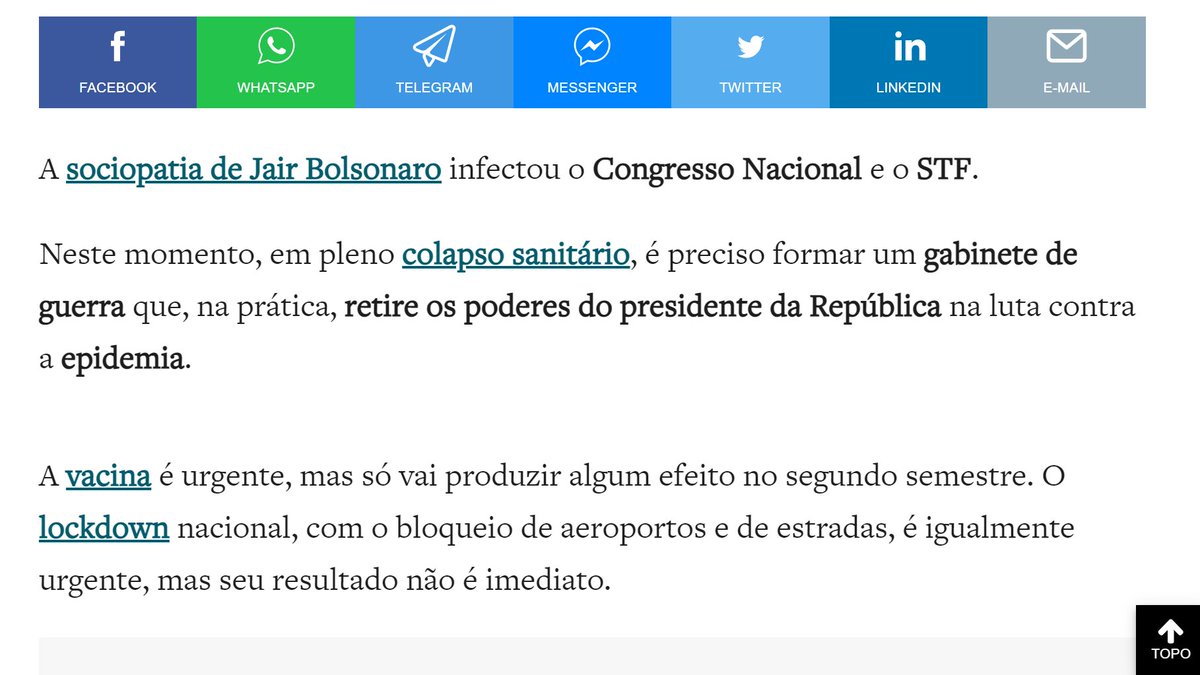 ArthurWeint's tweet photo. O anta está pedindo ruptura institucional, retirando poderes de presidente eleito? Se há guerra, então o presidente pode decretar medidas de tempos de guerra? https://t.co/KB6pwH0Squ
