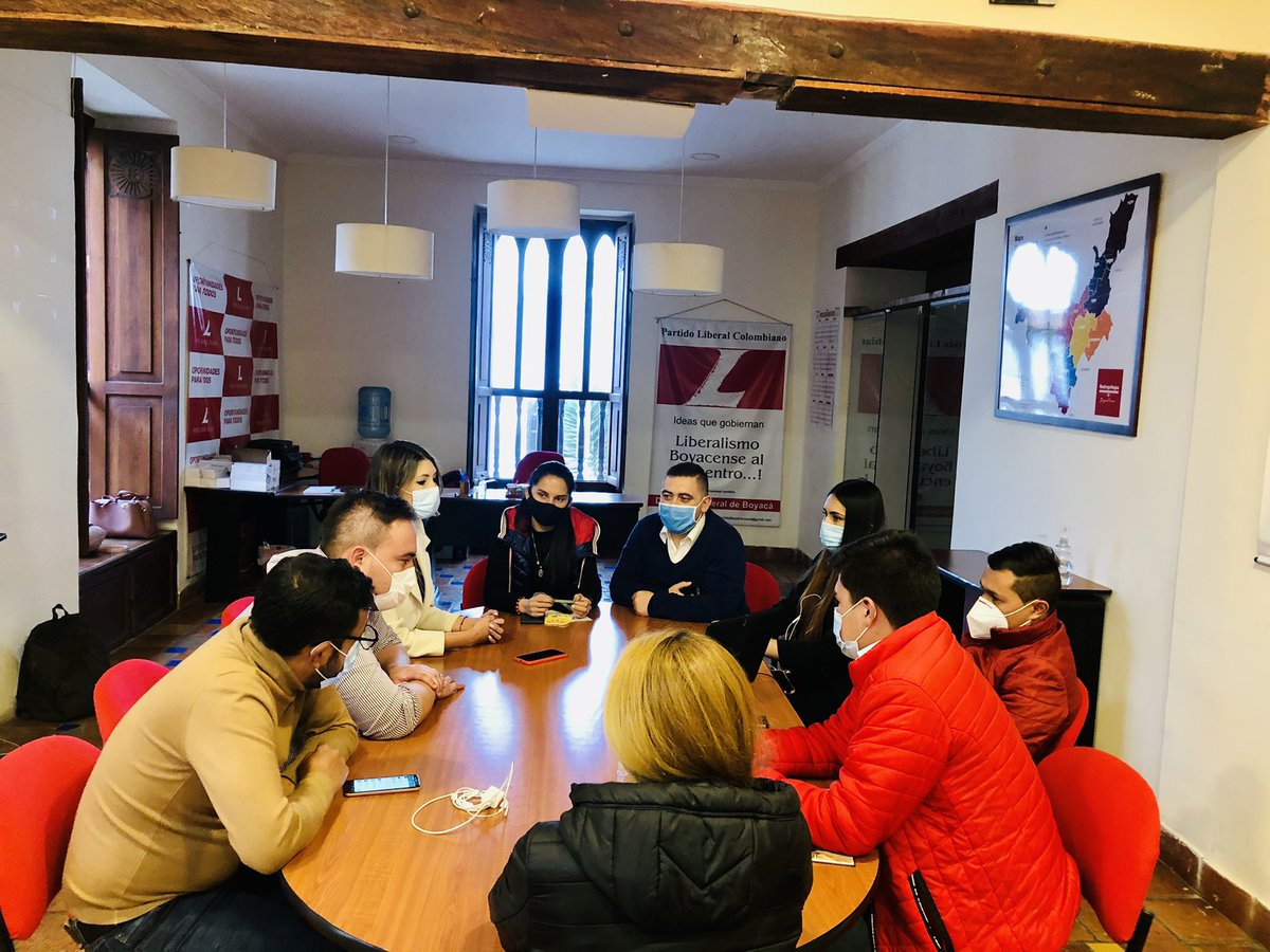 OJLBoyacA's tweet photo. Hoy se llevó a cabo la primera sesión del año de nuestra 🚩Asamblea Departamental de Juventudes Liberales, 🚩 dejando como resultado el plan de acción a implementar en este 2021, nuestro presidente Ricardo Español nos invita a seguir trabajando en pro de nuestro Dpto. https://t.co/PEZDbhBKI0