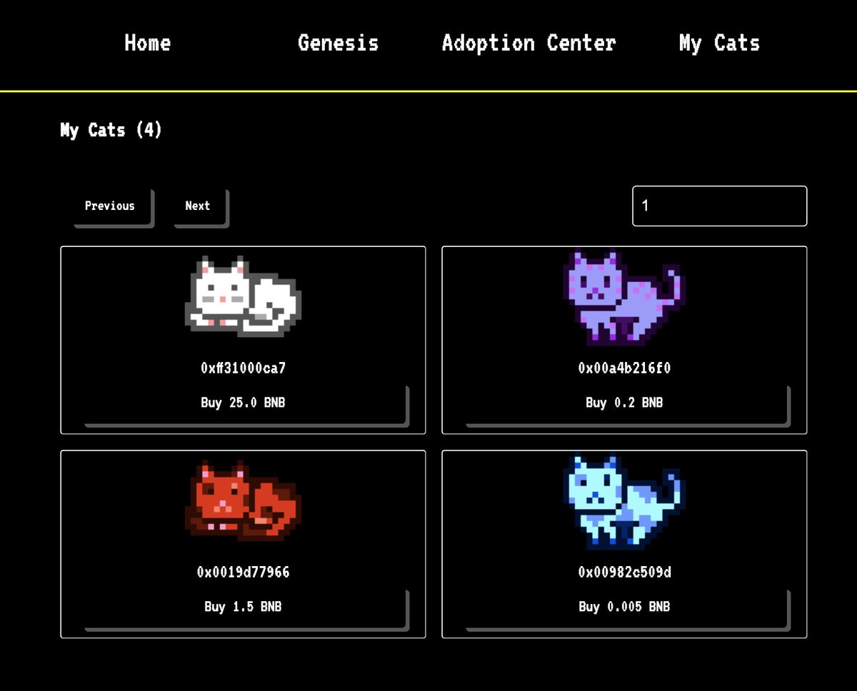MarsCatRescue's tweet photo. New website is live. 🎉
Now you can sell and adopt #marscats 
Upcoming features:
- Transfer
- Wrap/unwrap
Soon™ https://t.co/LcPu32knOI