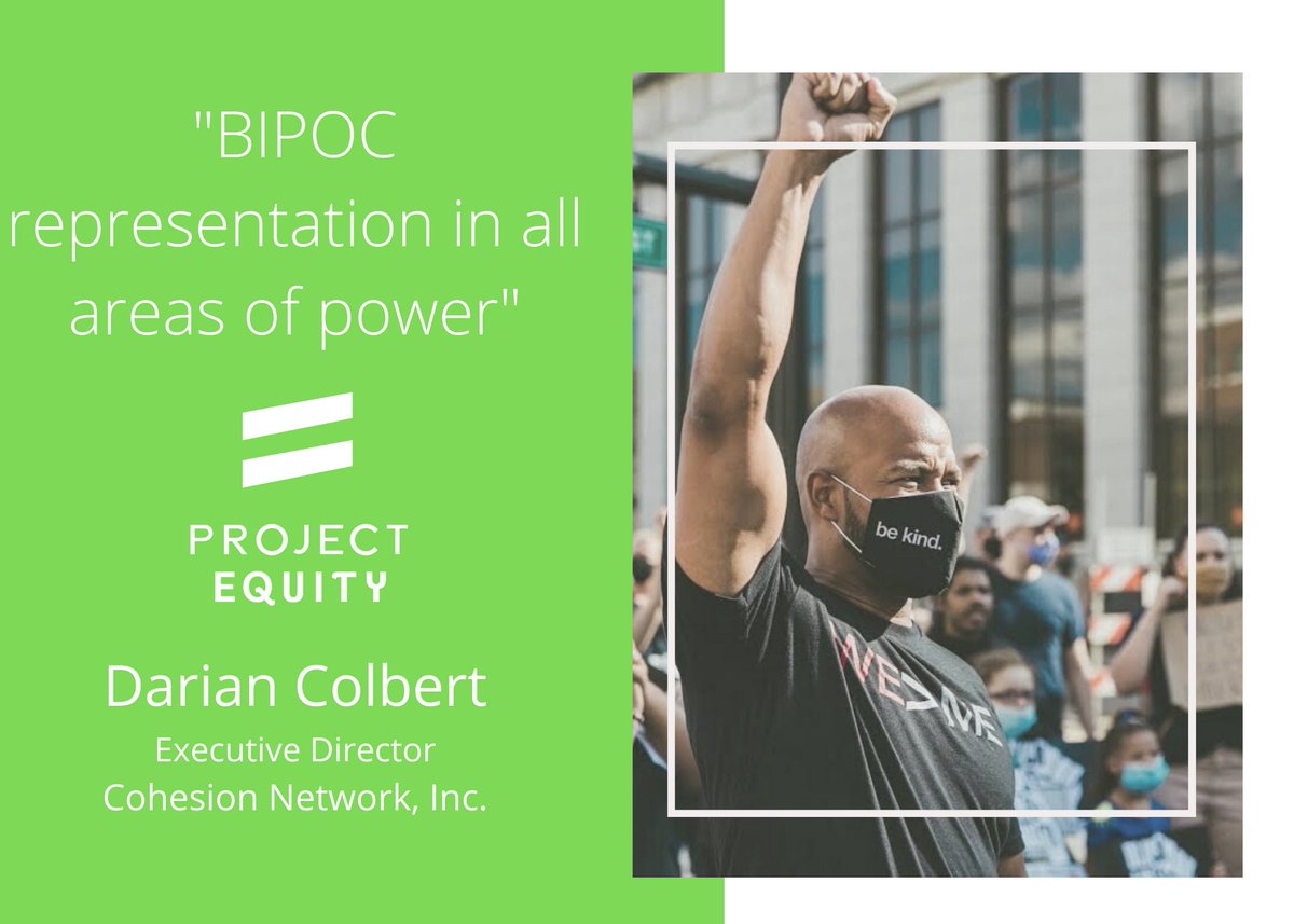 UnitedWayGLV's tweet photo. "BIPOC representation in all areas of power." This is what EQUITY means to our #ProjectEquityLV design consultant, Darian Colbert.
For more information on #ProjectEquity: https://t.co/A5qd7xlyH8 🌎 #LIVEUNITED #UnitedWeCan #UnitedWeWill @CohesionNet @FacesInt @LVCFoundation https://t.co/iX8hdvBVRV