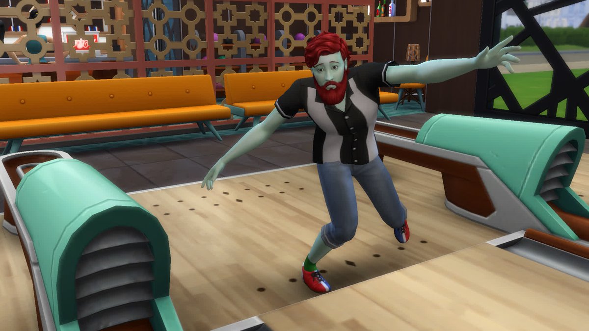 tribalsoupproj's tweet photo. This guy was bowling next to us and he was just having a hard time of it, but made for some good pictures.

#sims #sims4 #ts4 #thesims #simsbowling #simspics #simstories https://t.co/ZrrY1oveC7
