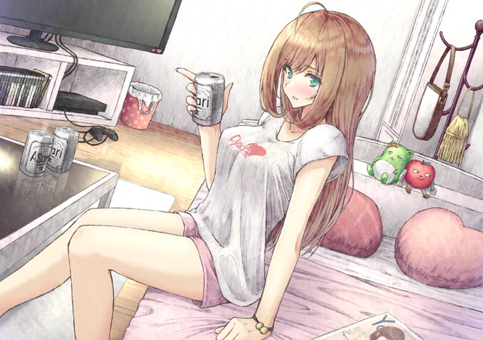 佐藤心さんと宅飲み 