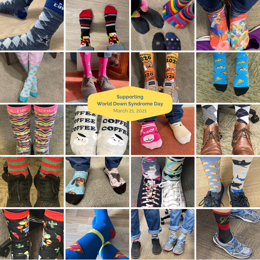 harco_cu's tweet photo. Har-co showed off some of our craziest socks in support of World Down Syndrome Day. We join to celebrate March 21st because this date signifies the uniqueness of the triplication of the 21st chromosome which causes Down Syndrome.
#LotsOfSocks #WorldDownSyndromeDay #RockYourSocks https://t.co/ih0uo0NaRV