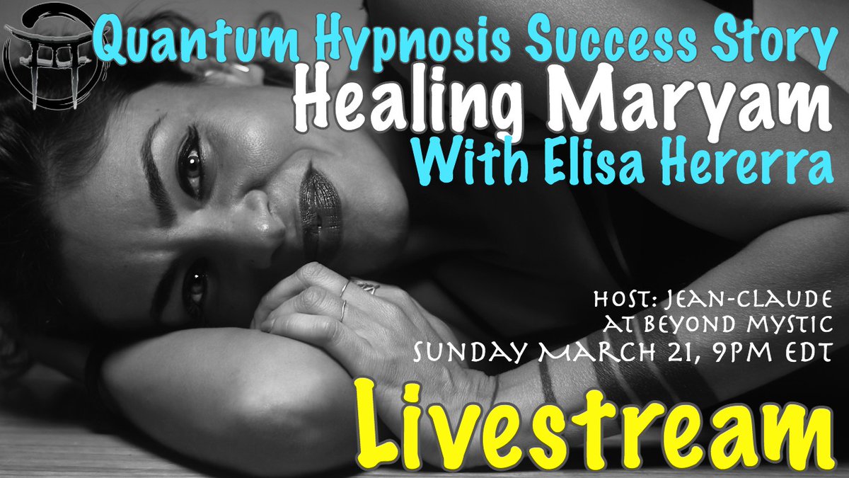 Beyond_Mystic's tweet photo. 🚩🚩🚩LIVESTREAM: QUANTUM HYPNOSIS HEALING WITH MARYAM & ELISA
🏁 STARTS: Sunday March 21, 9pm ET
🔴VIDEO : https://t.co/FVir5JRUUn
🙏PLEASE RE-TWEET!🙏
#QHHT #QuantumHypnosis #Healing @MaryamHenein @CryptoViewing @lisamightydavis @SolretaPsychic @JennyMoonstone1 https://t.co/yXpWuAzGZC