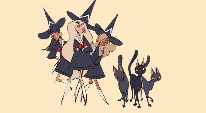 Some character explorations I did last semester for group project. #characterdesign #animation 