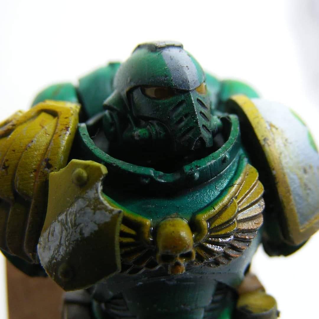 DublinGuild's tweet photo. Fantastic Space Marine bust by club member Glen #warhammer40k #GamesWorkshop #WarhammerCommunity #PaintingWarhammer #adeptusastartes #spacemarines 1/2 https://t.co/z9KRrPtwg2