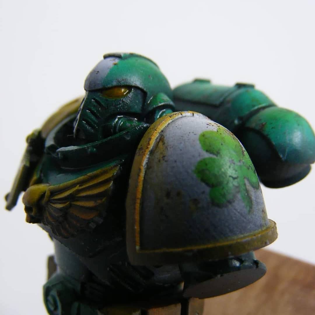 DublinGuild's tweet photo. Fantastic Space Marine bust by club member Glen #warhammer40k #GamesWorkshop #WarhammerCommunity #PaintingWarhammer #adeptusastartes #spacemarines 1/2 https://t.co/z9KRrPtwg2