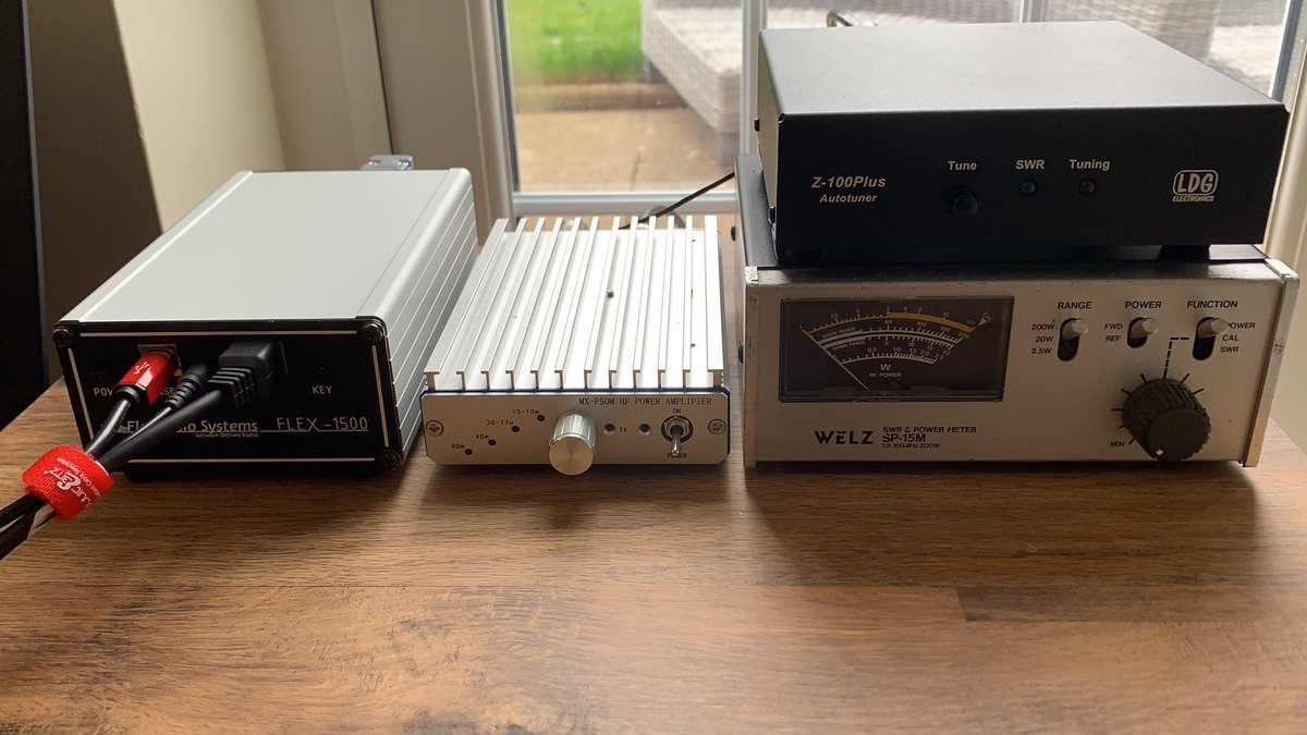 I have to say adding a little linear to my flex-1500 has turned it into and amazing little radio. #hamradio