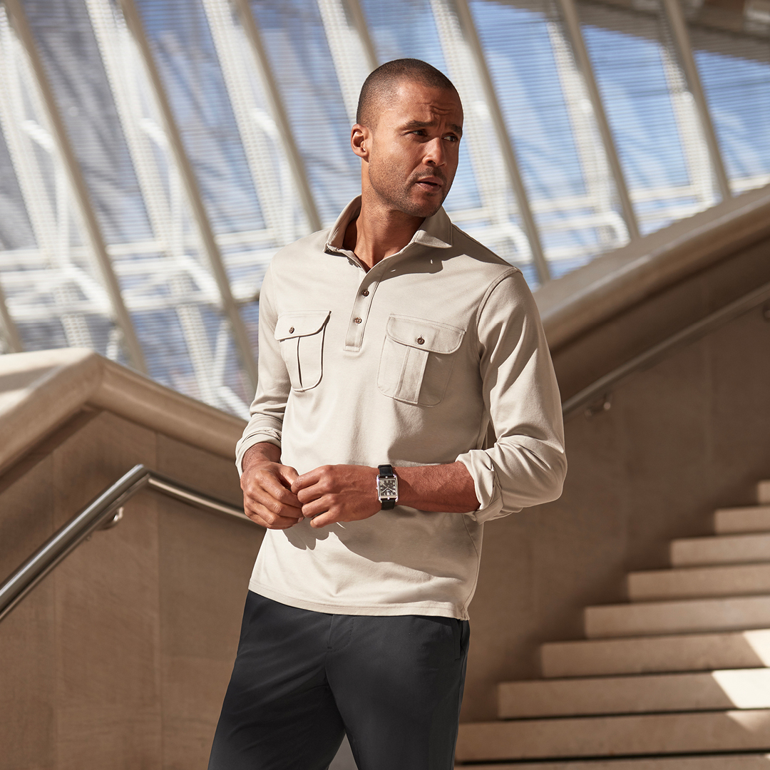 Discover the new options as part of your comfortable custom-made knits. Our latest lineup includes pocket and collar options that add style and personality to long or short sleeve styles. 

Connect with your Personal Stylist and create yours today.
