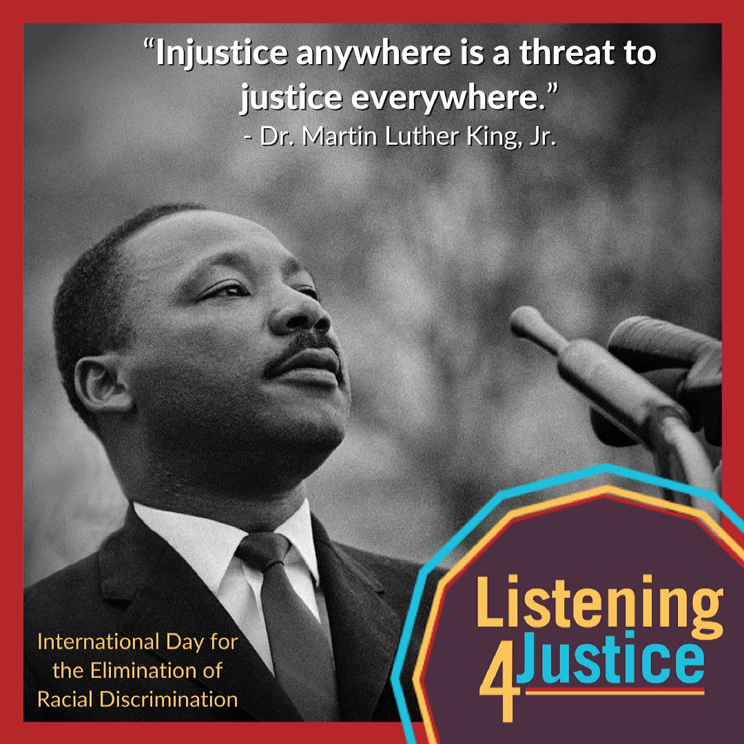 Let’s work together to make MLK’s dream a reality. We can work to #EndRacialDiscrimination by listening, and letting our voices be heard. 
.
Share and tag 3 others to help spread awareness. Visit listening4justice.com for more information. #listening4justice #racialequity