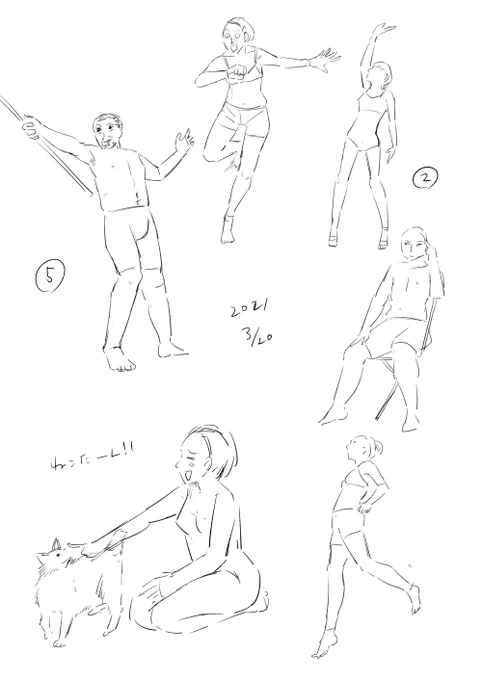 おんなのこ二人組たのしすぎ

#ぺ子と朝クロッキー 