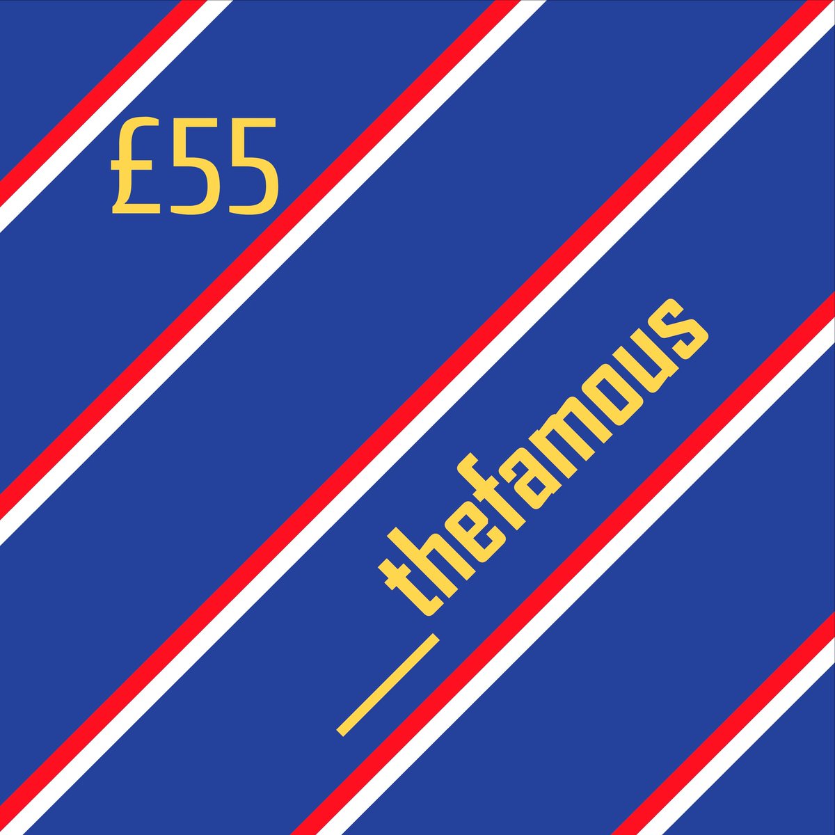 *COMPETITION*
This got caught up in all that trash on Thursday so will relaunch - original number font was also wrong, updated tapestry  + £55 GIFT VOUCHER up for grabs. PLAY BEARS:

💙 Like
⬇️ Who scored Gers goal today?
🔁 RT Post

One winner picked tomorrow. Let's go 👌🏻