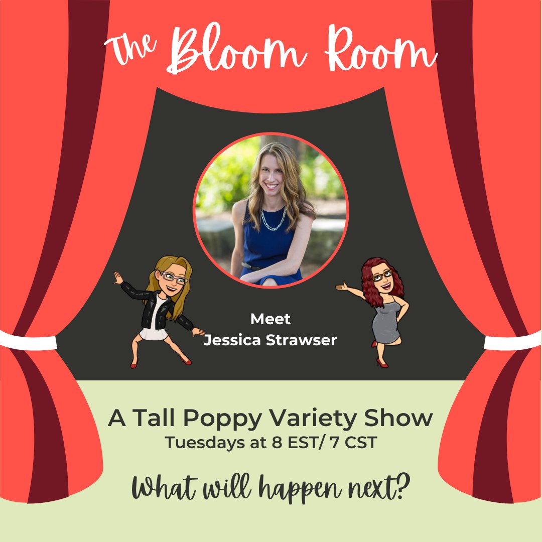aereichert's tweet photo. This week on the Bloom Room, we're celebrating @jessicastrawser's book launch for A Million Reasons Why. Tune in live on Tuesday at 8 EST on Bloom at https://t.co/XlDO4Bq6K1 or watch later on the Tall Poppy Writer YouTube channel.
#bloomroom #tallpoppywriters #bloomreads https://t.co/QhH0fLpC20