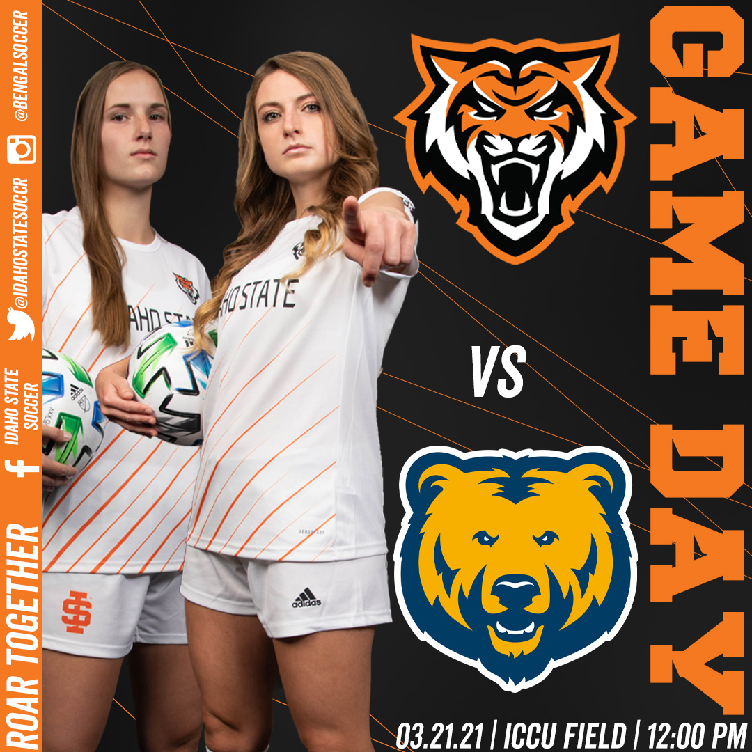 IdahoStateSoccr's tweet photo. ⚽️ SENIOR DAY! ⚽️

🆚: @UNC_Bears 
📍: ICCU Field
⏰: 12PM
📺: Pluto TV Channel 1061

#CashIn https://t.co/WmX5VK29B9