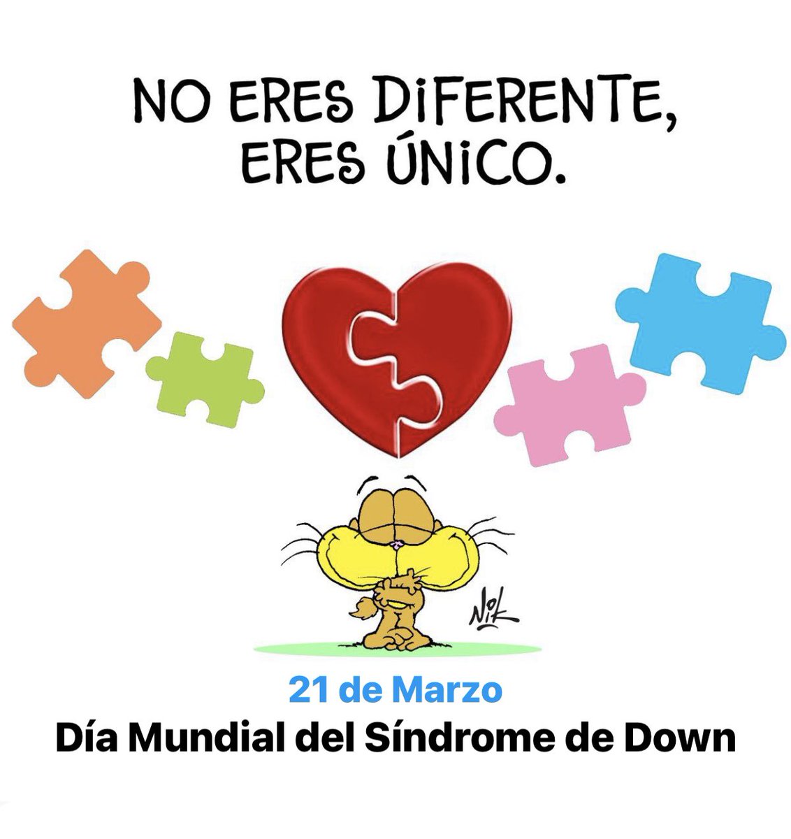 Nikgaturro's tweet photo. #DiaMundialDelSindromeDeDown https://t.co/9yAFKRddkC
