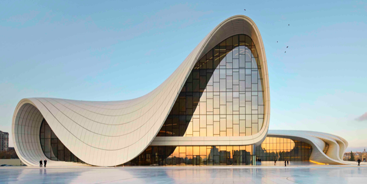 TrexTapeUK's tweet photo. #Amazingbuildings - the Heydar Aliyev Centre in Azerbaijan’s capital of Baku by Zaha Hadid, which opened in 2014. https://t.co/VN1Ep59sjP