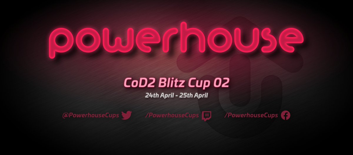 One year on Twitter! 🥳

Time to celebrate with another CoD2 cup:

🔴 Powerhouse CoD2 Blitz Cup 02 🔴

📅 24th-25th April

💰 Entry fee: €40 / team. (€10 discount if you pay early)

Register your team today! 

Full info: eu.letsplay.live/forums/thread/…
