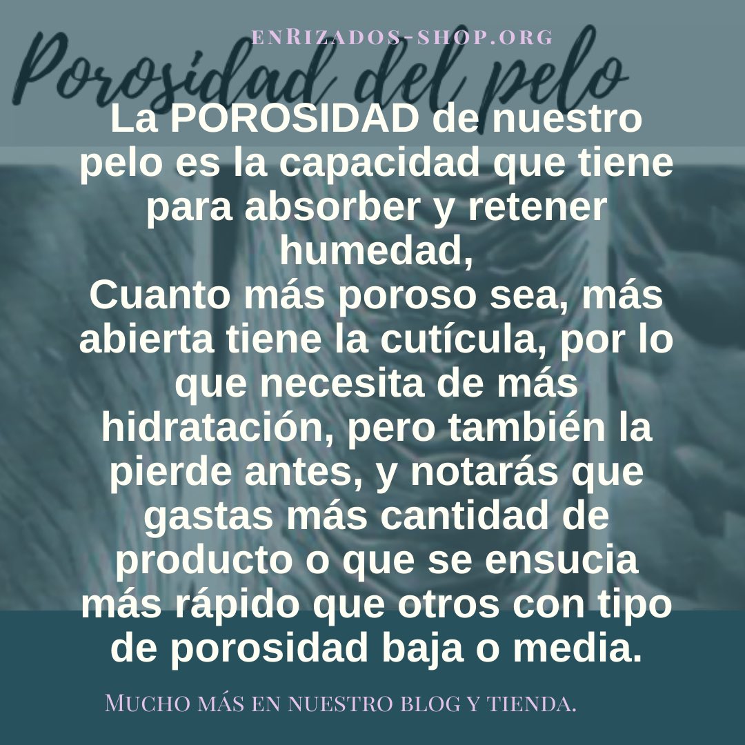 org_shop's tweet photo. Sabes lo que es la porosidad?🤔

🌀Hay3tipos:

〰️Baja:cutícula cerrada.
➰Media:equilibrio.
➿Alta:cutícula “agujereada”.

+ info en el blog 👩‍💻 
Cuando la tienda esté lista ✅ habrá un apartado exclusivo para cada tipo.

#porosidad #metodocurly #peloporoso #rizos #pelorizado https://t.co/FLQ30HLGrs