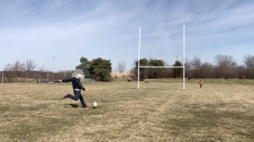 RyuyaHashimoto's tweet photo. 【Amazing! Iowa City🇺🇸🌽5】
There is a great rugby field in Iowa city (Hawkeye Rugby Fields)! If you are interested in both Research and Rugby, you should come to Iowa City! #Rugby #PlaceKick #IowaCity https://t.co/aqEMyxjsUi