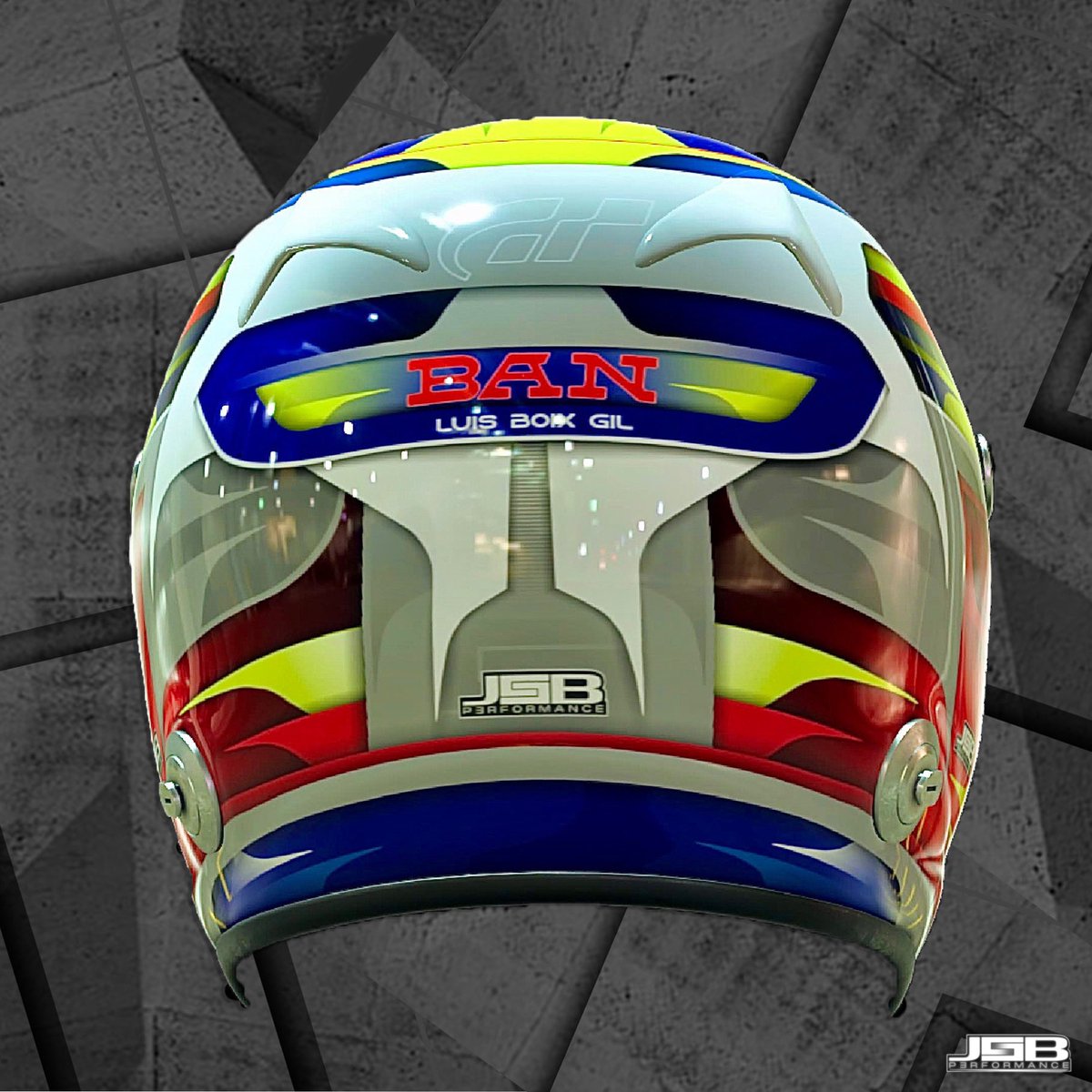 CullenLiveriies's tweet photo. Muchas horas de trabajo al crear este casco para @LuisBoixg en @thegranturismo al que no le falta detalle, ni capas disponibles 🥺
Hard work con aroma Español
#granturismo #ps5 #simracing #simracer #jsbperformance #helmet #helmetdesign #arai #f1 #playstation https://t.co/1D3wpChks5