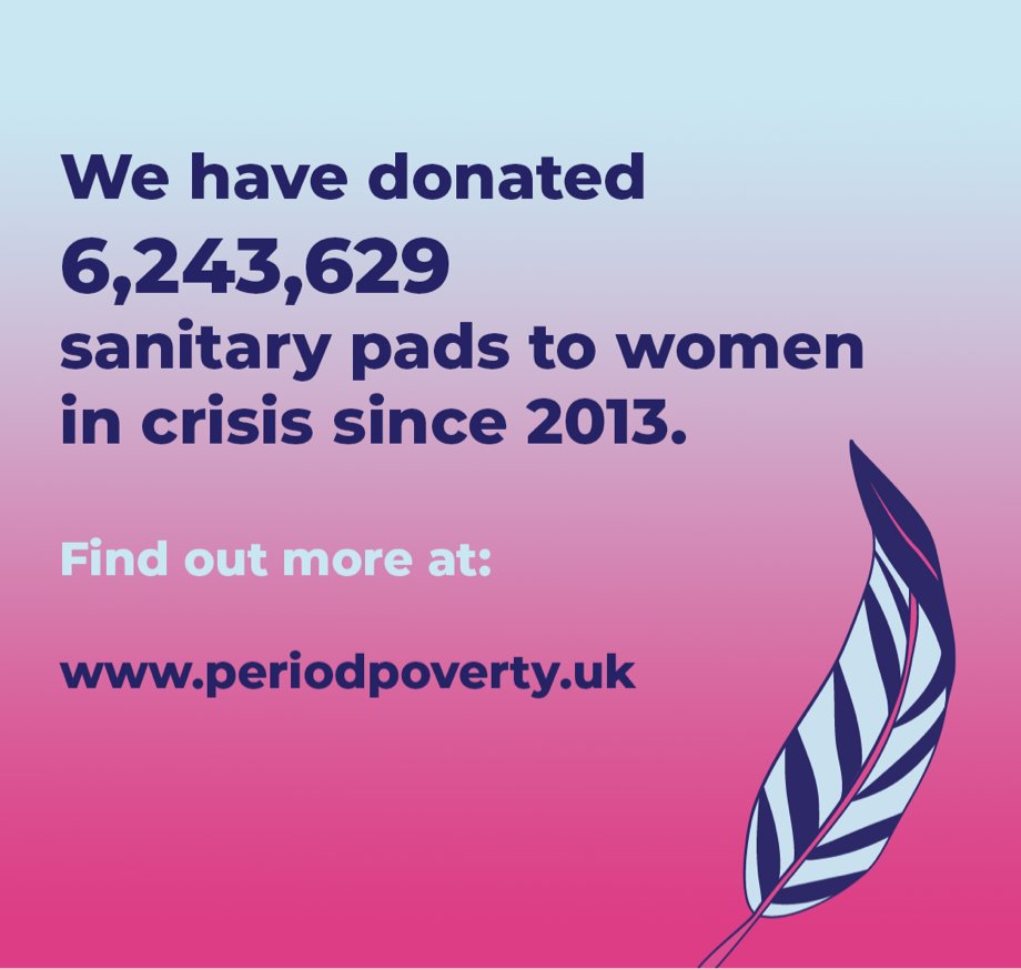 We have donated 6,243,629 sanitary pads to women in crisis in 2013 

We hope to donate even more with our Red Rebel Day campaign.

click here to find out more: charityextra.com/periodpoverty