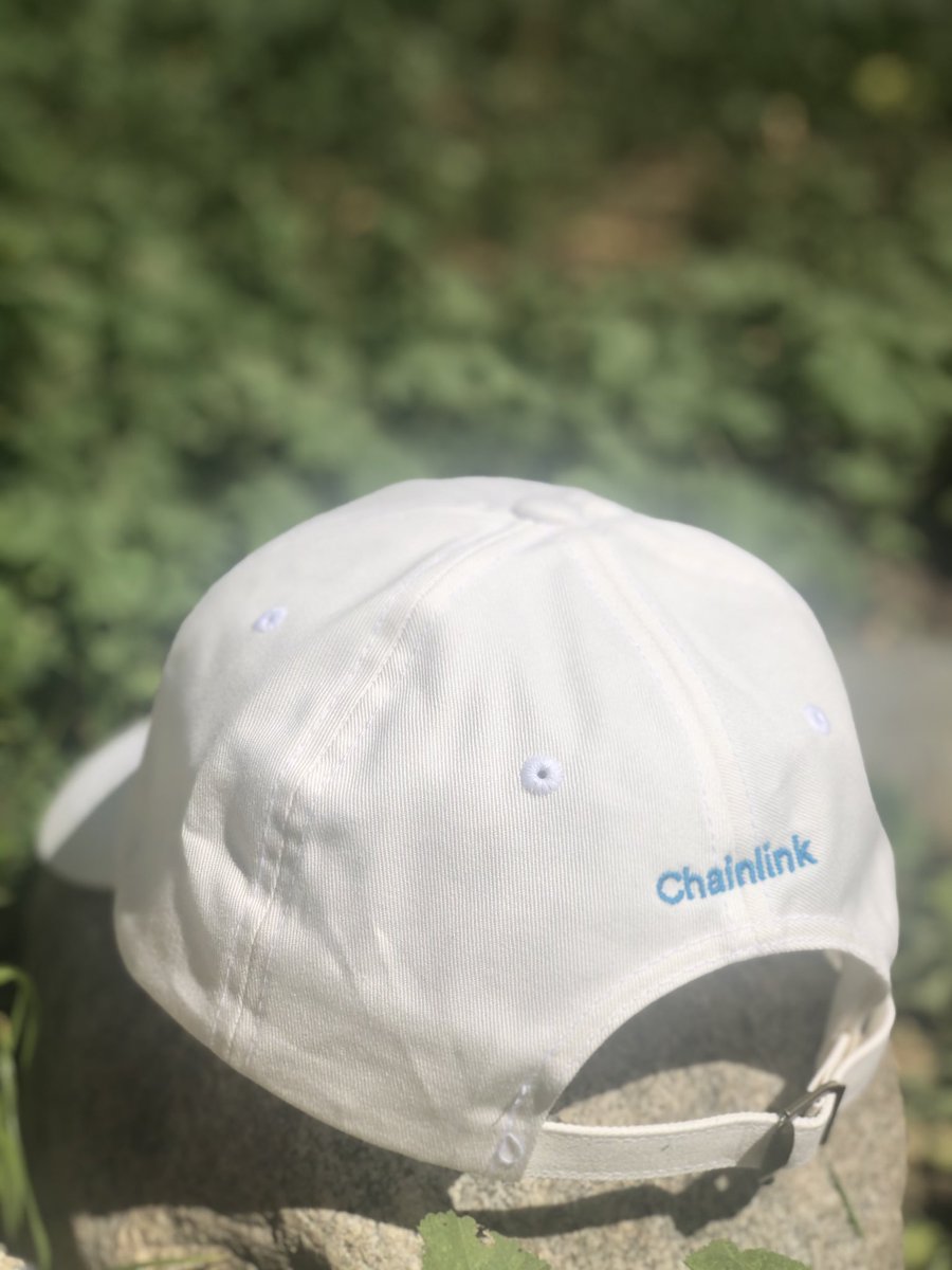 samuelmhouser's tweet photo. Just got my @ShopCryptoGear Chainlink Dad Hat!!! Got to rep that $LINK...  1K EOY https://t.co/Jz8rORBkye