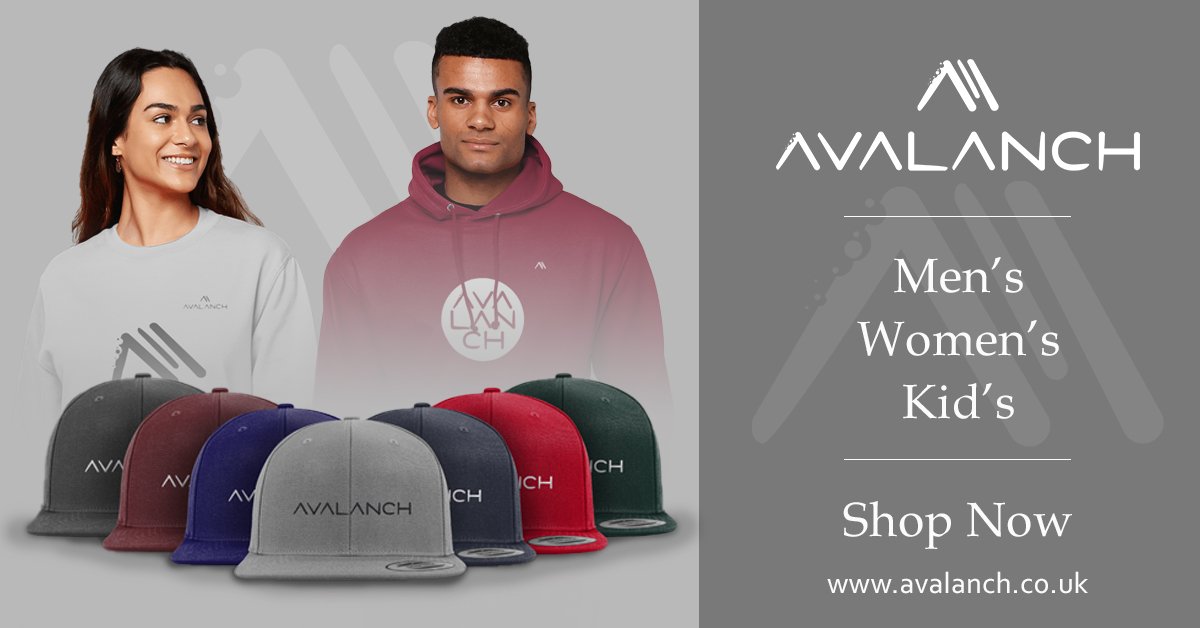 avalanch.co.uk is now live! Get 10%off your cart total when you sign up to our newsletter

#indiebrand #startup #avalanchuk #reachthetop #snapbacks #streetwear #urban #sportwear #casualstyle