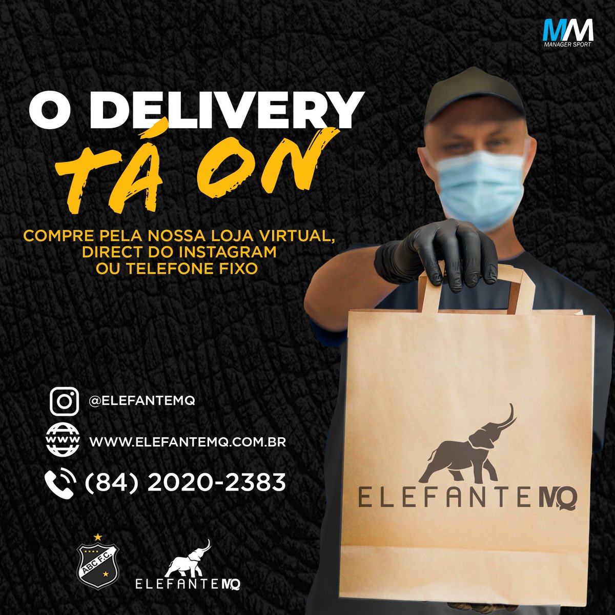 ElefanteMq's tweet photo. Fala Frasqueira! Você já pode pode comprar os mantos, camisas e acessórios do Mais Querido através da nossa loja virtual. A partir desta segunda (22), estaremos disponibilizando também pelo direct do instagram da loja ou telefone fixo. 

#ABCFC #ElefanteMQ https://t.co/IK74lpazoG