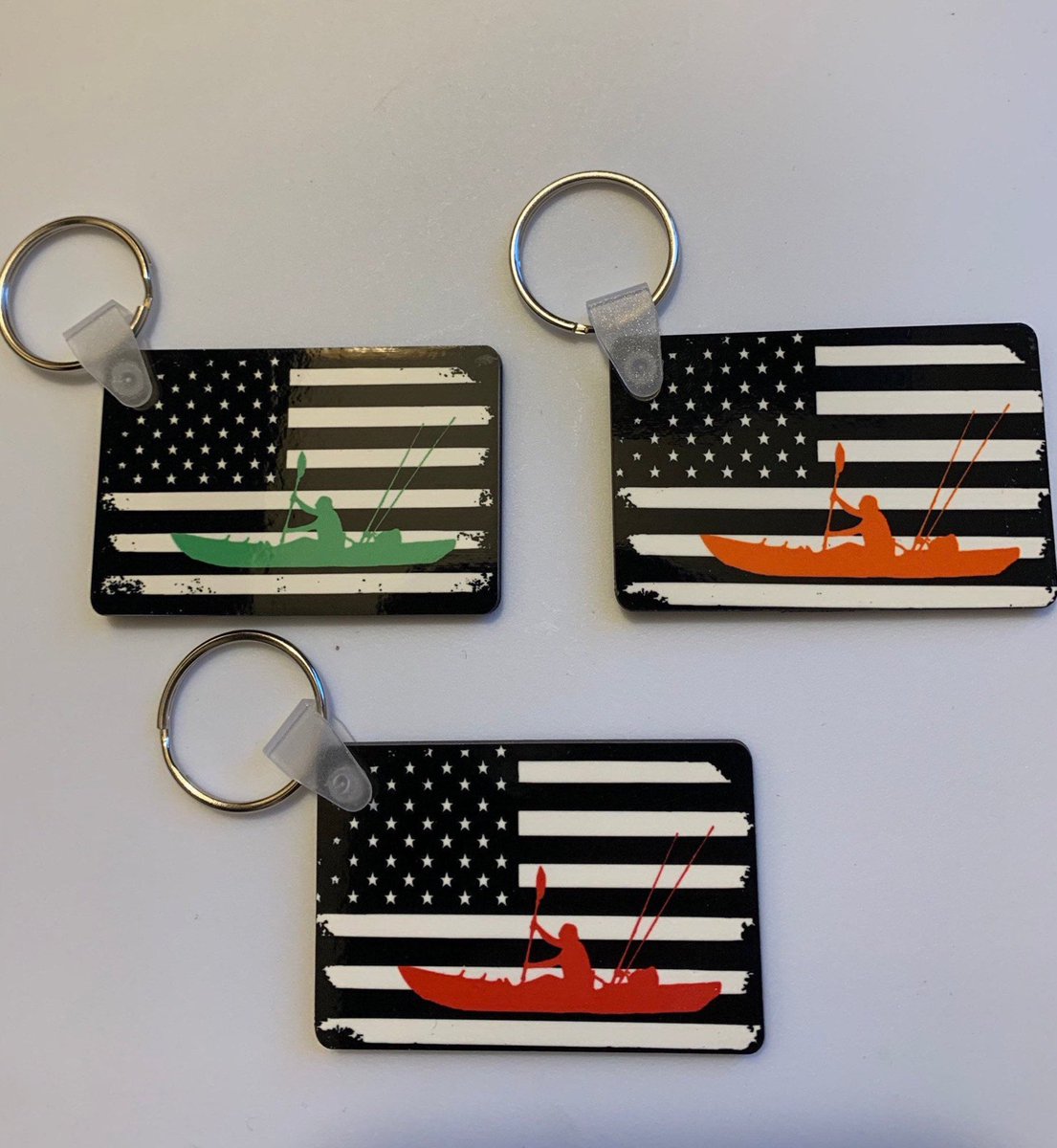 NextNLineDesign's tweet image. Check out our new kayak fishing keychains! Great gift ideas or just to have on your keys. Ships within a couple days! #outdoors #kayaking #kayakfisherman #fishing #americanflag #kayak #kayakfishing #keychain 
etsy.me/3r7BhKE