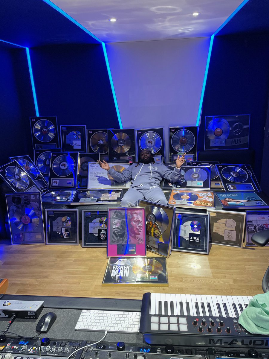 JAE5_'s tweet photo. Humble brag but this ain’t all of the plaques. 
Thanks for all the support and which ones are you guys favourite ? https://t.co/LIDXEoA7Qd