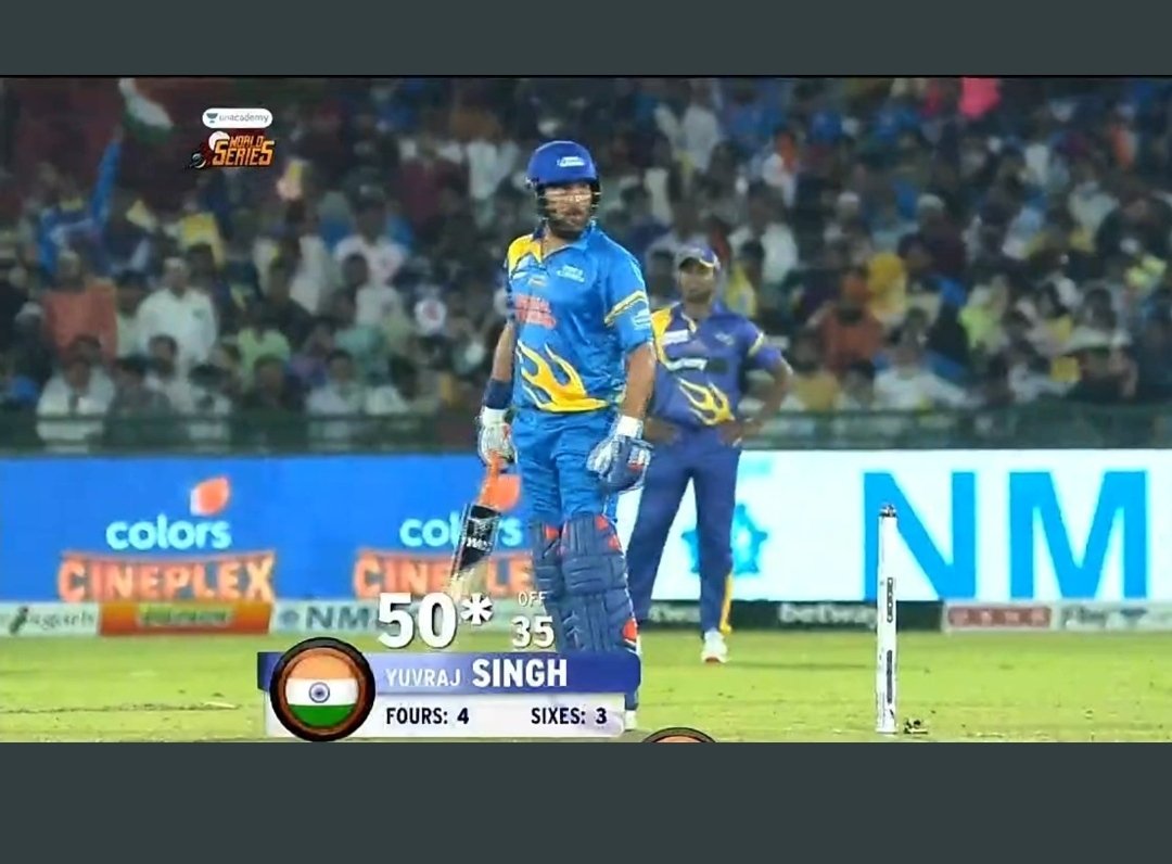 OnkiRaut's tweet photo. #RoadSafetyWorldSeries #INDLvSLL #IndiaLegend @YUVSTRONG12 tysm yuvi paji. 🔥🔥🔥🔥🔥🔥🔥 https://t.co/yxgq806KGD