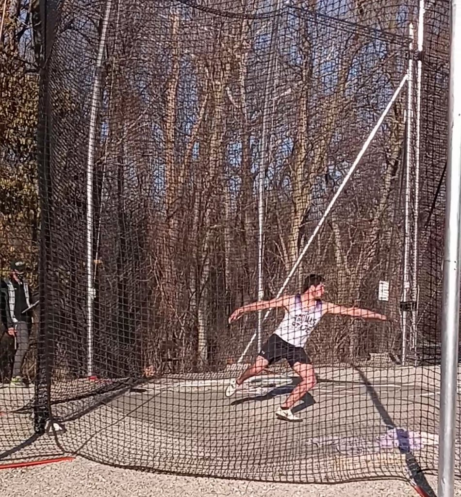 TrumanTFXC's tweet photo. At the first meet in over a year, throwers Jake Morris and Natalie Telep hit NCAA Provisional Marks in Men’s Discuss (51.50m/165.08ft) and Women’s Javelin (44.05m/144.06ft).  Congratulations! https://t.co/Q8nHy7AlUK