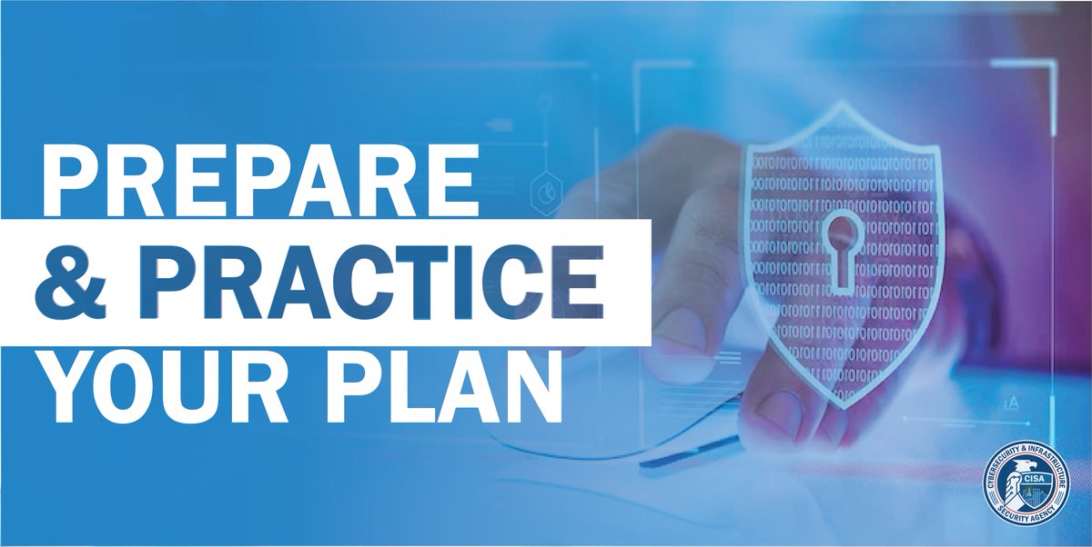 cyber's tweet image. 🖥️ @CISAgov recently developed a Ransomware Response Checklist, which can help your organization with its incident response plan. Check out the free guide to help you prepare and practice your plan! cisa.gov/publication/ra… #Cybersecurity #IncidentResponse #RiskManagement