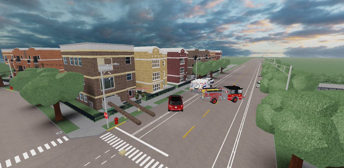 Today A building collapsed down the street of Firehouse 51, Ambulance 61, Engine 51, and Batallion 25 was called, there were no casualties, but there is a woman missing. Chicago Fire Department. Roblox