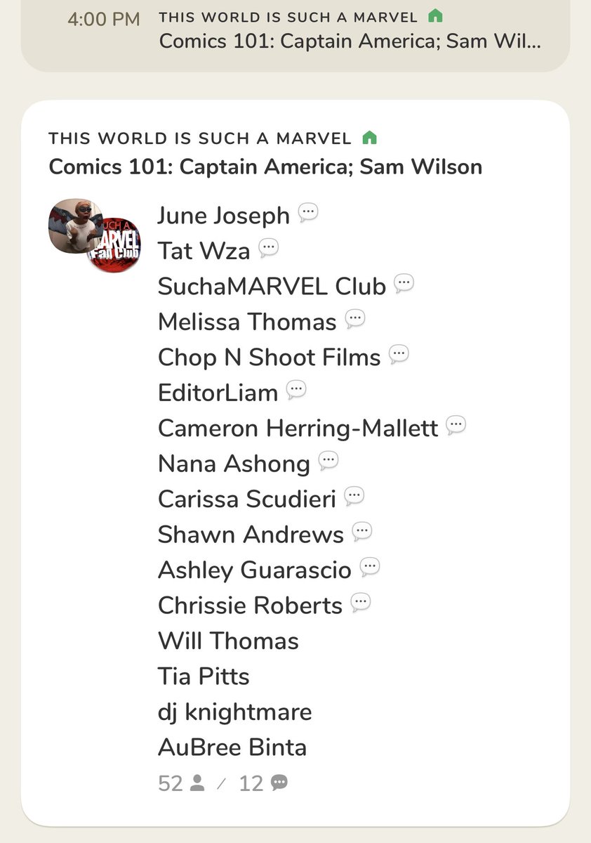TatWza's tweet photo. @frosnfantasy and the @SuchaMarvelClub crew talking  #Comics101, we’e here til about 7p, tap in!

https://t.co/nD97EQL1kI https://t.co/caFBOPq9Vp