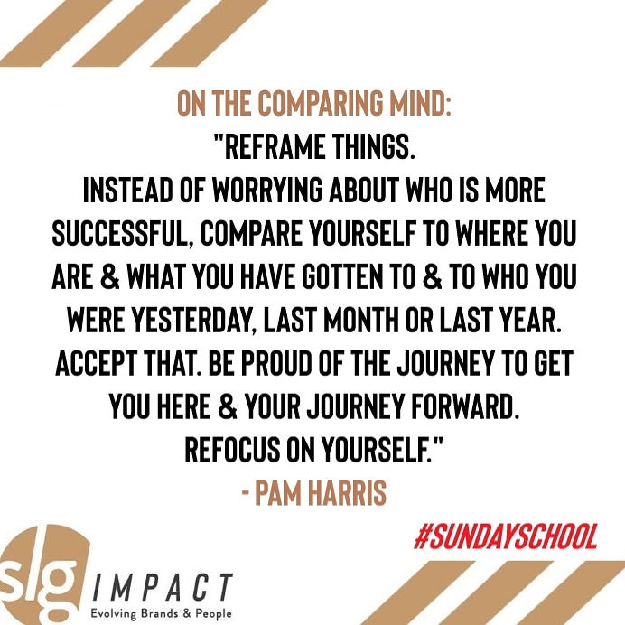 SLG_Impact's tweet photo. Today's #SundaySchool is brought to you by Growth Leader &amp; Brand Champion, Pam Harris, from episode #19 of REAL TALK 2.0. In it, she covered lifelong learning, layering experiences &amp; this bit of wisdom 👇.... #notetoself 

Keep this one handy &amp; check out https://t.co/fkdrcBXjsF https://t.co/eKmXi7bsu6