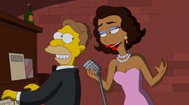 Homer: 6 años. Abe empieza a trabajar de camarero en un restaurante griego llamado Spiro's, conoce a la cantante de jazz Rita LaFleur, empiezan a tocar juntos. Acaban casándose en secreto y planean un futuro de giras juntos, pero Abe tiene que dejar su sueño para criar a Homer.