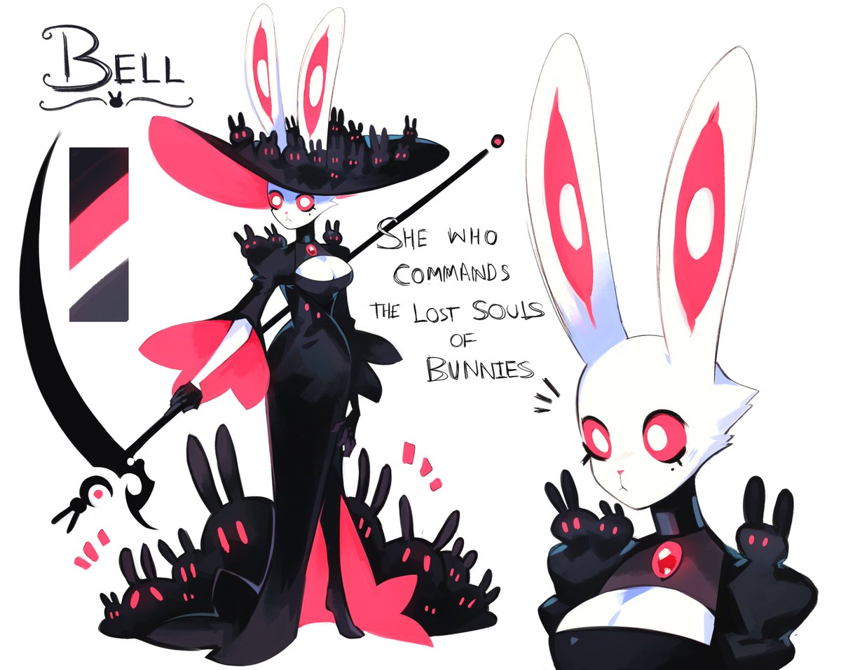Bun Witch wields a Bun-scythe 🐰🌙